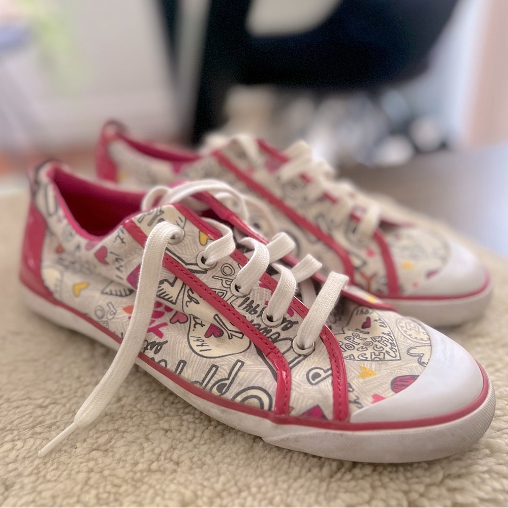 Coach Barrett Poppy Sneakers Size 10